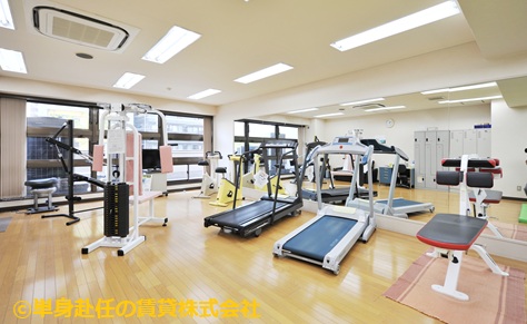 スポーツジム付き賃貸マンションのアローンズ大阪、単身赴任の賃貸株式会社、1