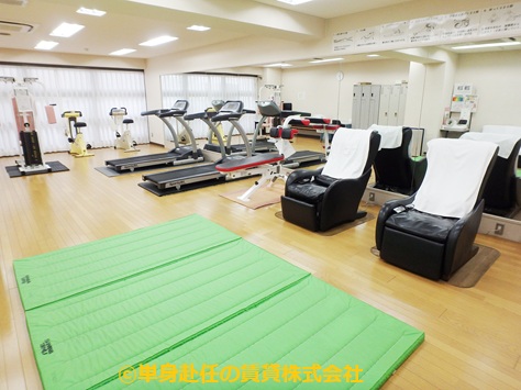 スポーツジム付き賃貸マンションのアローンズ大阪、単身赴任の賃貸株式会社、2