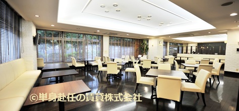 ラ・メール北大阪、食事付きマンション、食堂2、単身赴任の賃貸株式会社