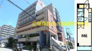 ミールズ江坂、江坂食事付き賃貸、江坂食事付きマンション、外観、単身赴任の賃貸株式会社、担当田野上