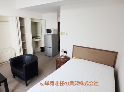 ラ・メール北大阪703号室、室内清掃付き賃貸マンション、単身赴任の賃貸株式会社、5