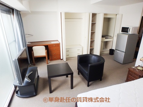 ラ・メール北大阪703号室、室内清掃付き賃貸マンション、単身赴任の賃貸株式会社、6