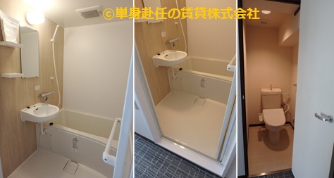 南森町家具付きマンション賃貸、ラ・メール北大阪、単身赴任の賃貸株式会社、710、3