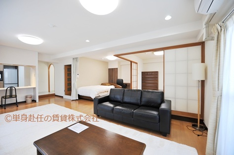 大浴場付きマンション新大阪、新大阪大浴場付き賃貸、新大阪の大浴場付き賃貸マンションならアローンズ大阪、単身赴任の賃貸株式会社、担当田野上、アローンズ大阪Gタイプ2