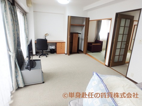 役員向け家具付きマンション賃貸、ハイグレードマンション賃貸、1LDK、3