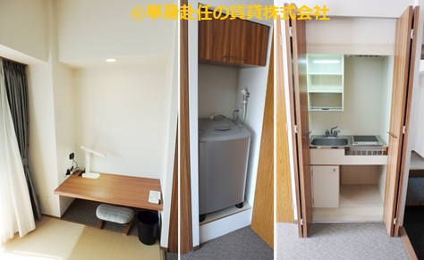 扇町家具付きマンション賃貸、ラ・メール北大阪、単身赴任の賃貸株式会社、909、8
