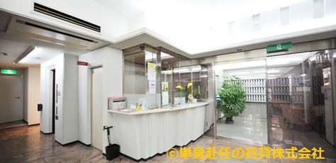 新大阪食事付きマンション、新大阪食事無料賃貸、単身赴任向けミールズ新大阪、フロント