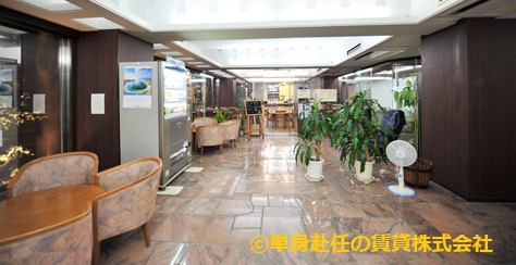新大阪食事付きマンション、新大阪食事無料賃貸、単身赴任向けミールズ新大阪、ロビー