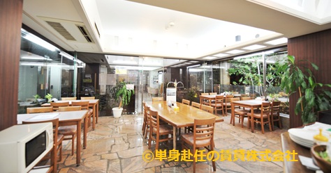新大阪食事付きマンション、新大阪食事無料賃貸、単身赴任向けミールズ新大阪、食堂2