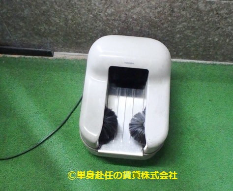 新大阪食事付き賃貸、新大阪食事付きマンション、ミールズ新大阪、単身赴任の賃貸株式会社、担当田野上、無料靴磨き機