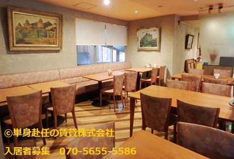 江坂家具付き賃貸マンション、江坂食事付き賃貸、医学部予備校寮、単身赴任の賃貸株式会社、食堂1