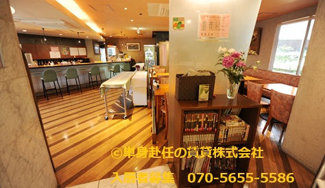 江坂家具付き賃貸マンション、江坂食事付き賃貸、医学部予備校寮、単身赴任の賃貸株式会社、食堂4